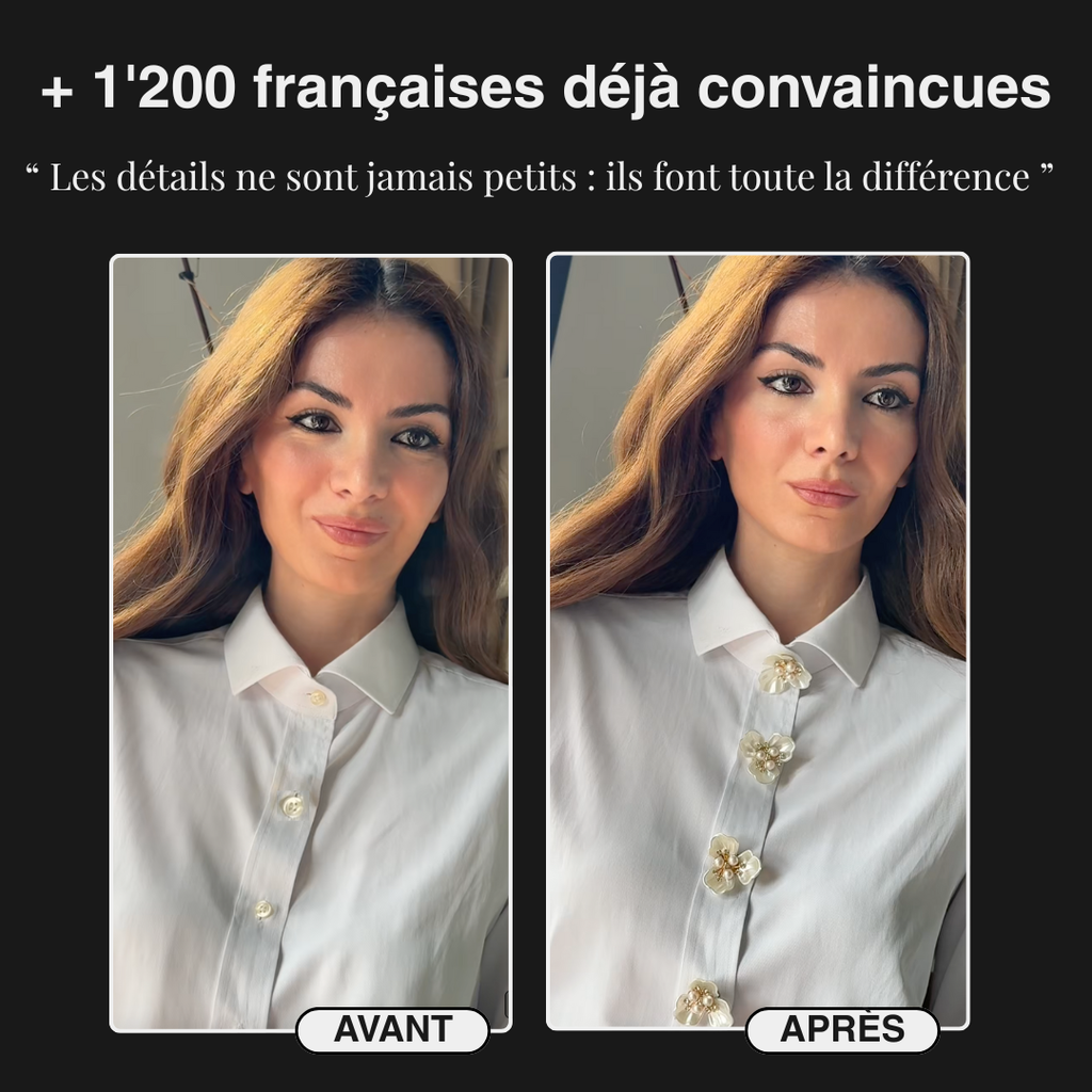 Cache bouton Élégance (set de 2)