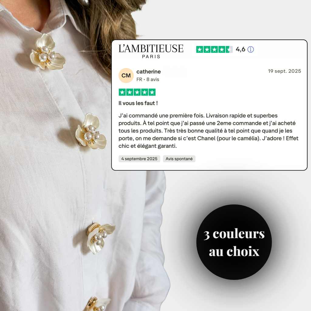 Cache bouton Élégance (set de 2)