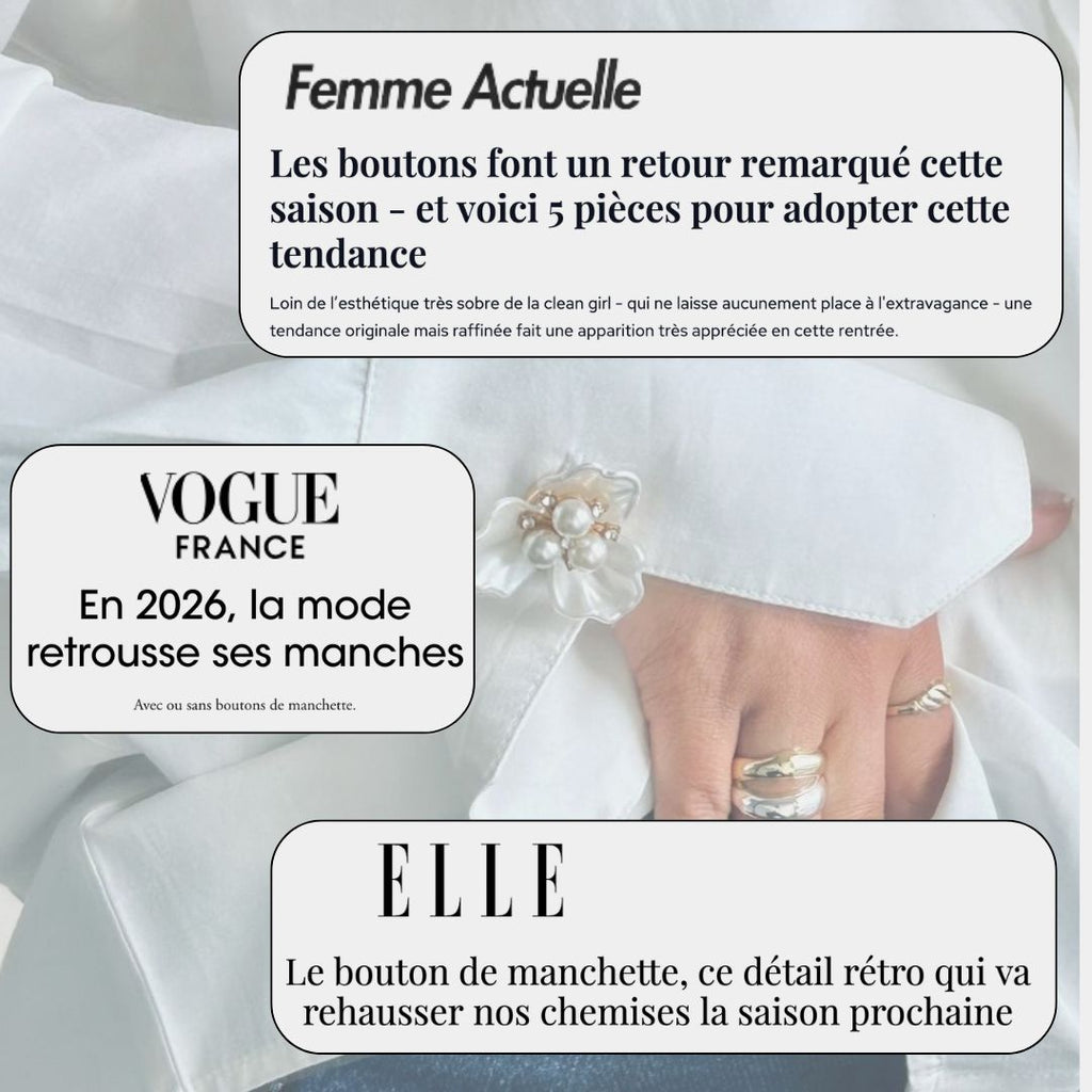 Cache bouton Élégance