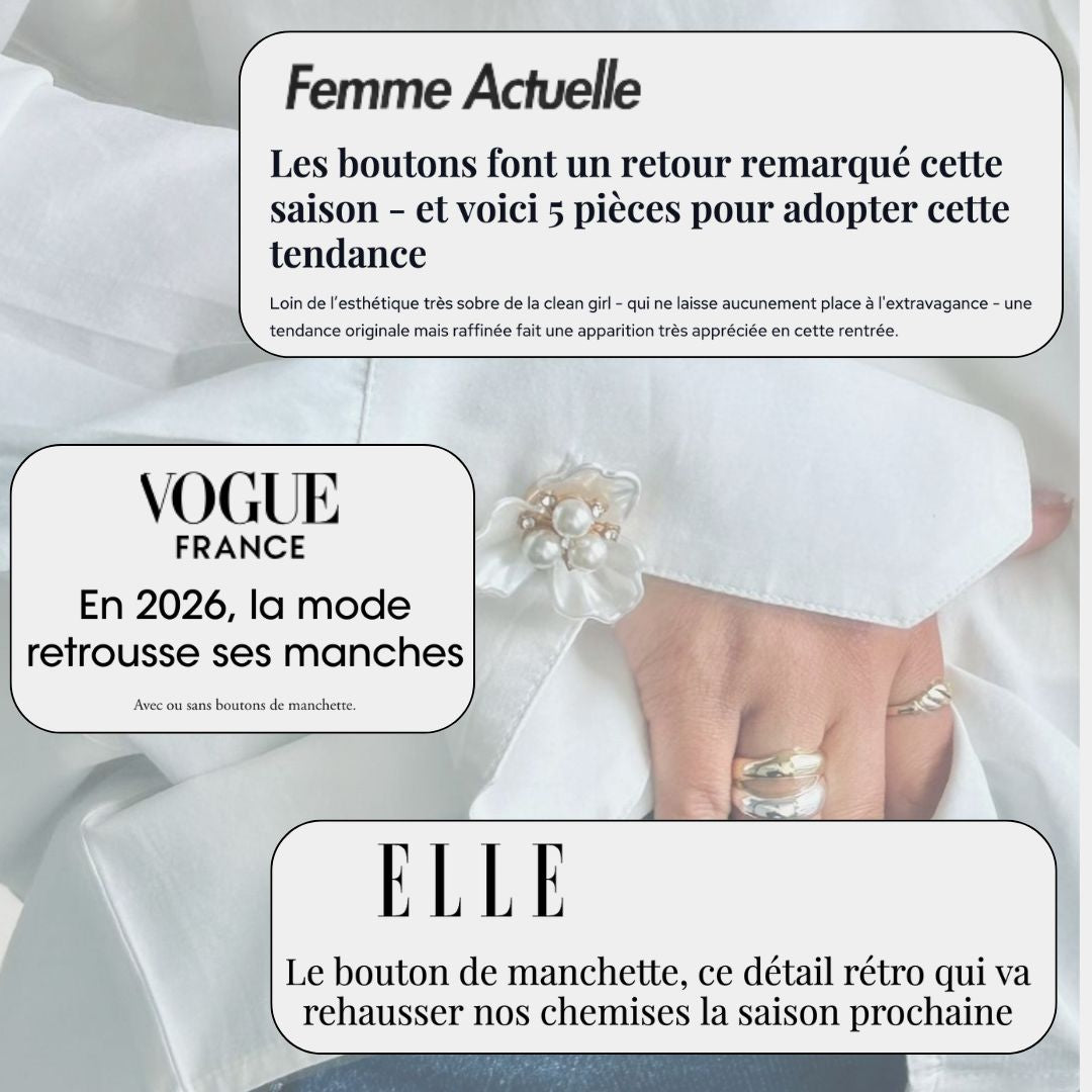 Cache bouton Élégance